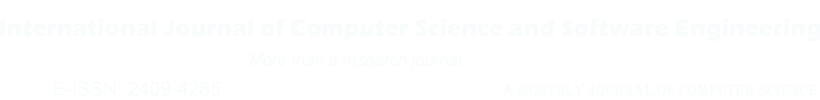 International Journal of Computer Science and Software Engineering 